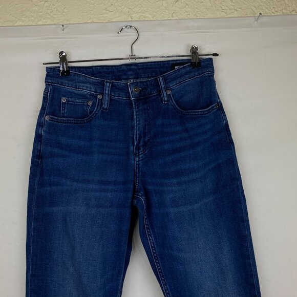 Bonobos Mens Size 30x30 Blue Athletic Fit Stretch Blue Jeans Med Wash - Picture 3 of 7
